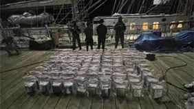 Ocupan cargamento con 448 paquetes de cocaína en Baní