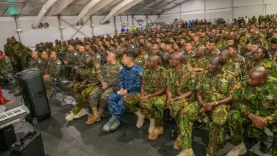 La Misión Multinacional de Seguridad de Haití honra a oficial muerto en un accidente