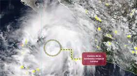 México recomienda extremar medidas de prevención ante ciclón Lorena en noroeste del país