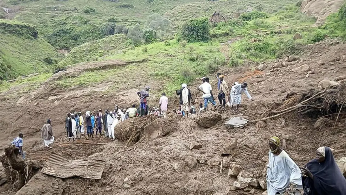 Recuperan 100 cadáveres de víctimas del deslizamiento que arrasó una aldea entera de Sudán