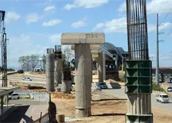 OPRET aclara procedimiento técnico en columna de la línea 2C del Metro de Santo Domingo