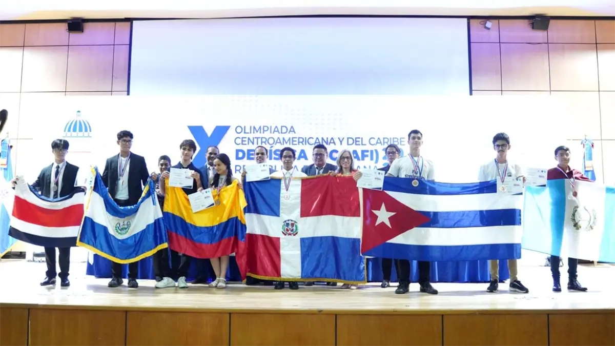 RD obtiene medalla en la décima Olimpiada Centroamericana y del Caribe de Física