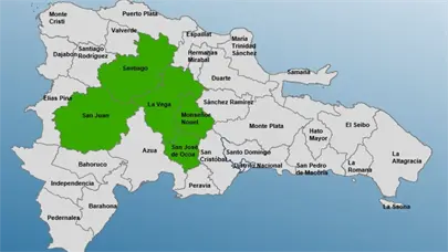 COE declara alerta verde en cinco provincias por posibles aguaceros e inundaciones