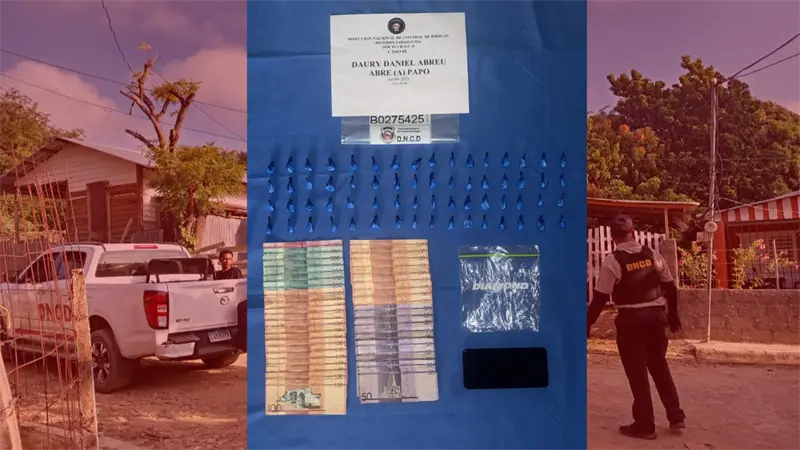 DNCD vuelve a arrestar a "Alias Papo" con cocaína en Jarabacoa