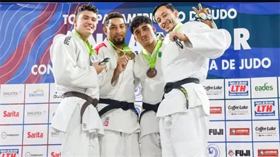 Judocas obtienen oro, plata y par de bronce en Copa El Salvador