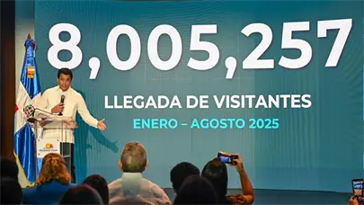 RD recibe m&aacute;s de 8 millones de visitantes en agosto