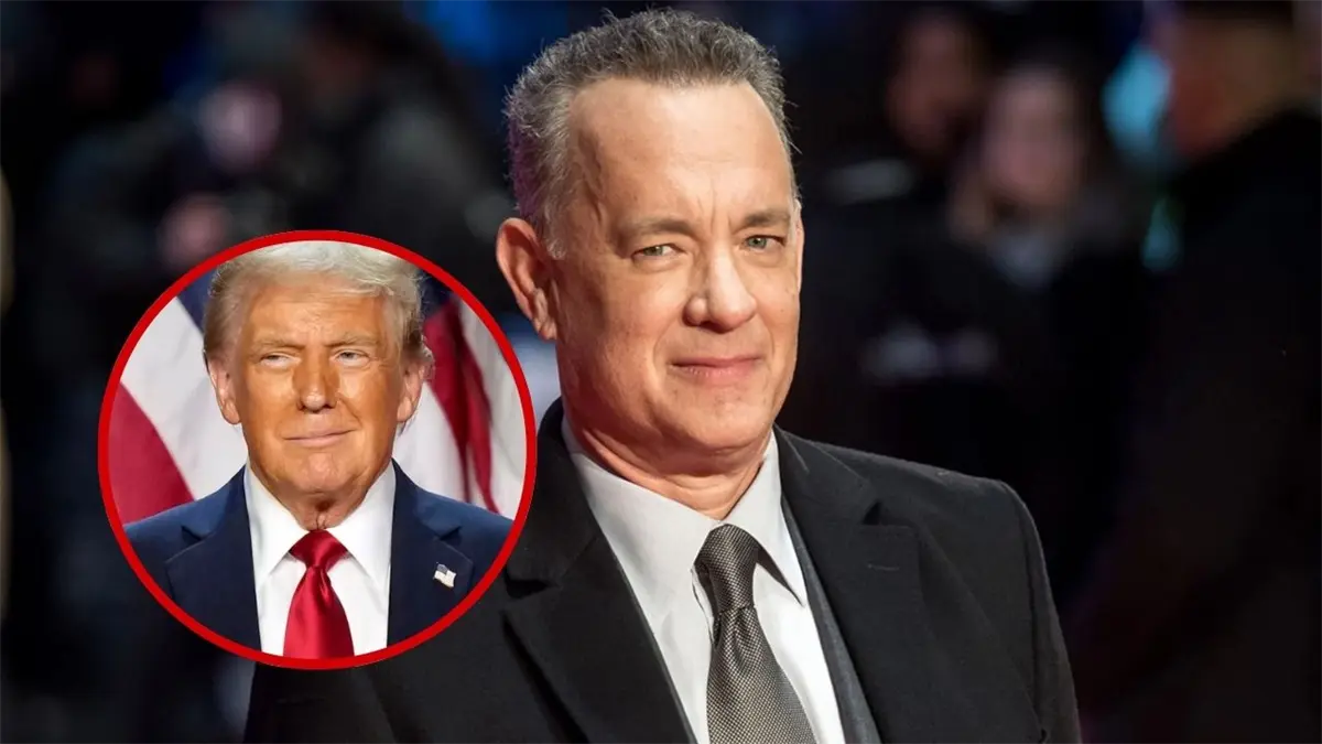 Tom Hanks y Donald Trump.