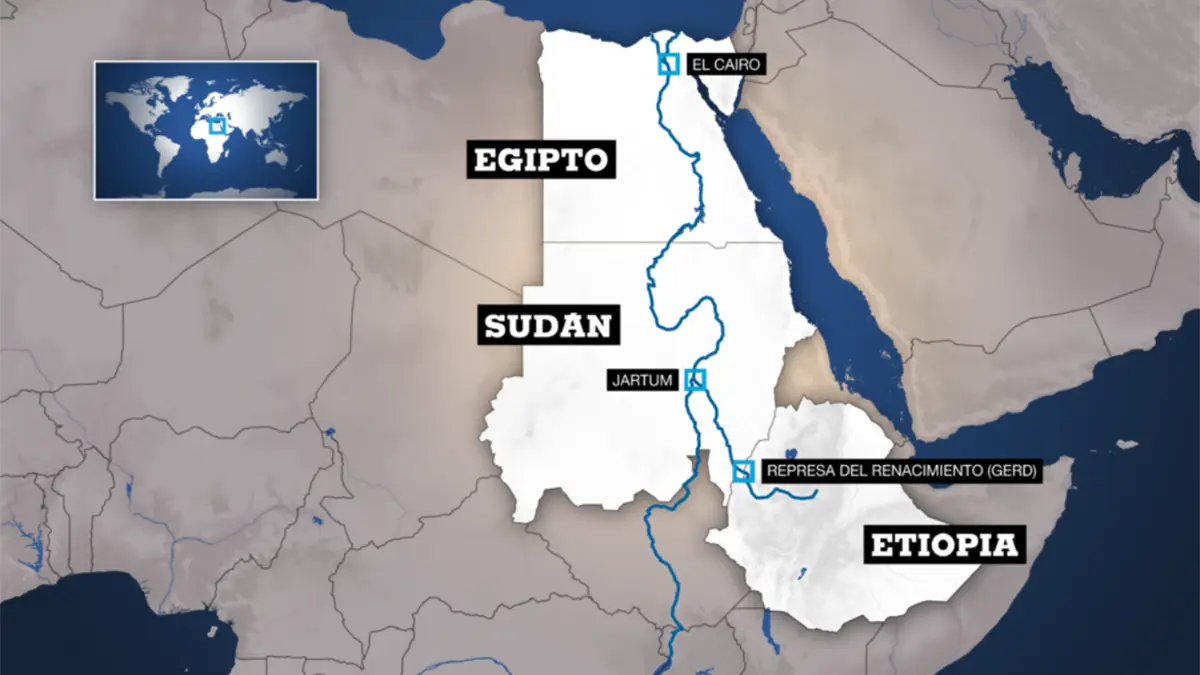 Egipto dice a la ONU que se reserva derecho a tomar medidas por la megapresa en Etiopía