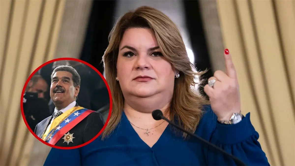 La gobernadora de Puerto Rico, Jenniffer González, y el presidente de Venezuela, Nicolás Maduro.