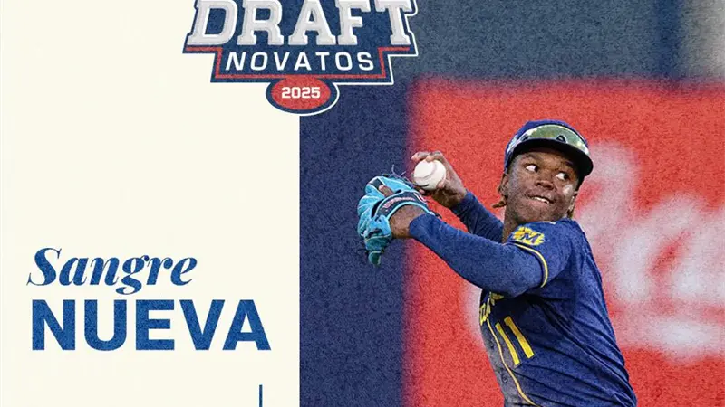 Jesús Madé: Elegido como primera selección del Licey en el draft de novatos