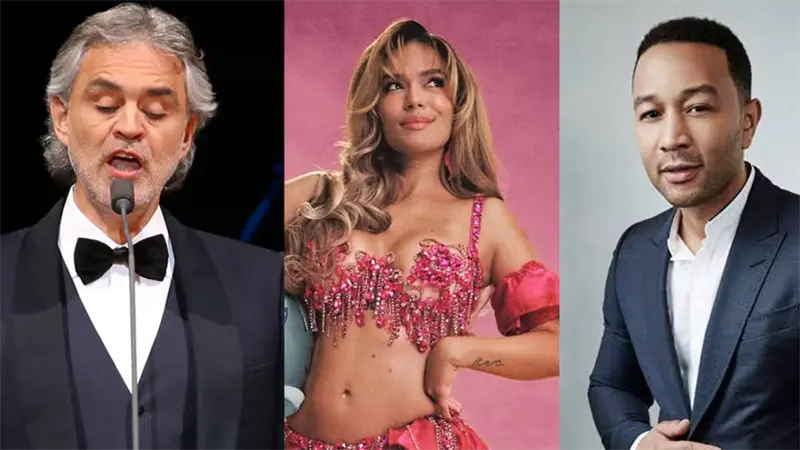 Karol G, John Legend y Bocelli protagonizan un concierto histórico por la fraternidad en el Vaticano