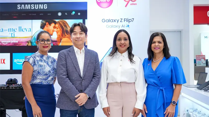 Samsung y Claro presentan los Galaxy Z Fold7 y Z Flip7 en evento tecnológico
