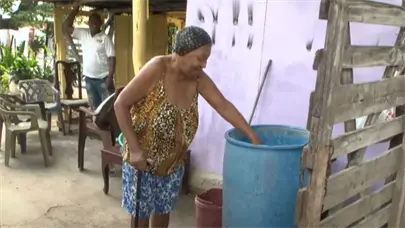 Protestan por m&aacute;s de cinco a&ntilde;os sin recibir agua potable en Nigua