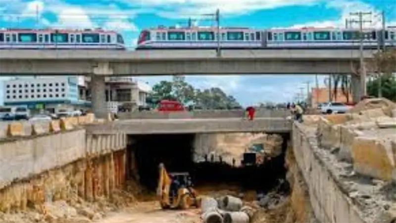 Comunitarios exigen acelerar obras del Metro en Villa Mella