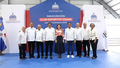 Vicepresidenta Raquel Peña y ministro Kelvin Cruz inauguran polideportivo en el Ensanche Ozama con una inversión de 92 millones
