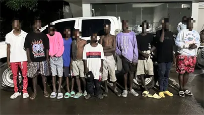 DGM detiene a 12 menores haitianos con armas blancas en la frontera de Dajabón