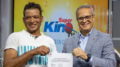 LEIDSA entrega certificado a mecánico ganador de 25 millones en el Súper Kino TV