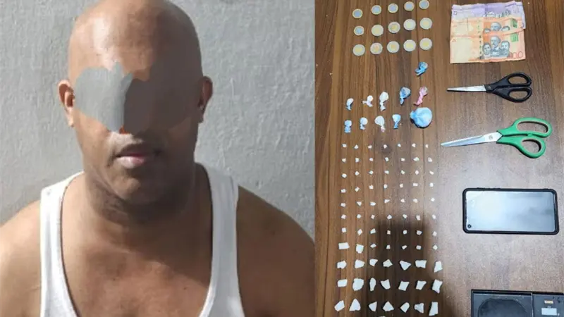 Policía Nacional arrestan hombre con 123 gramos de sustancias controladas en Barahona