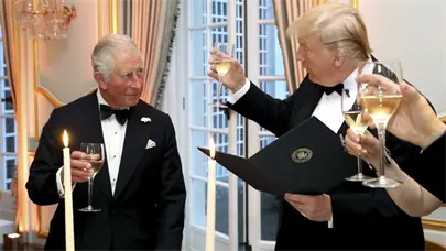 Trump y Carlos III intercambian elogios durante sus discursos en el banquete de Estado