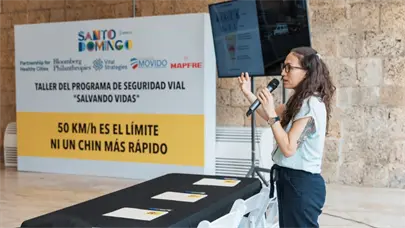 Alcald&iacute;a del DN realiza talleres sobre la campa&ntilde;a de seguridad vial "Ni un chin m&aacute;s r&aacute;pido"
