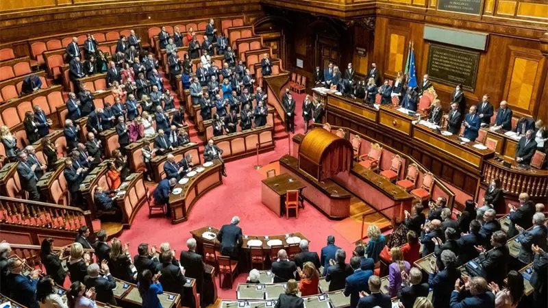 Trifulca en la Cámara de los Diputados italiana tras votación de polémica reforma judicial
