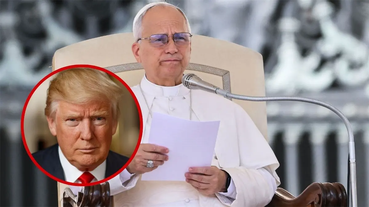 Papa León XIV y Donald Trump