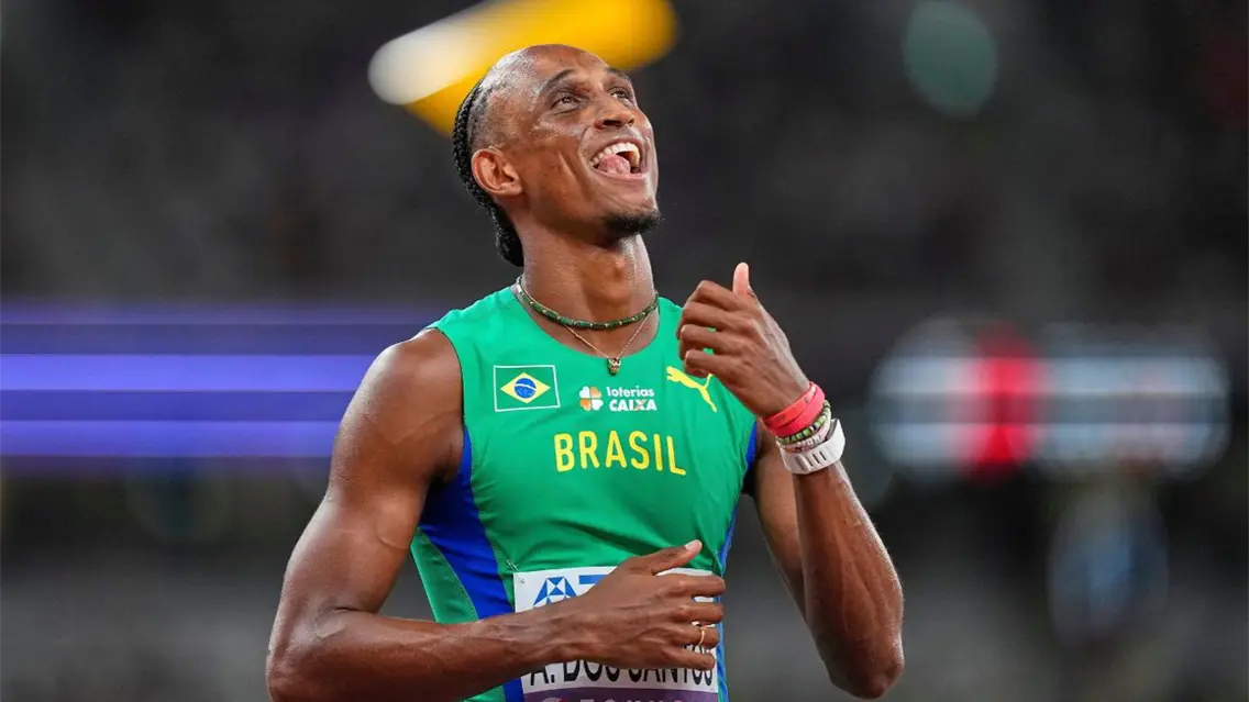 Alison dos Santos, subcampeón del mundo de 400 vallas