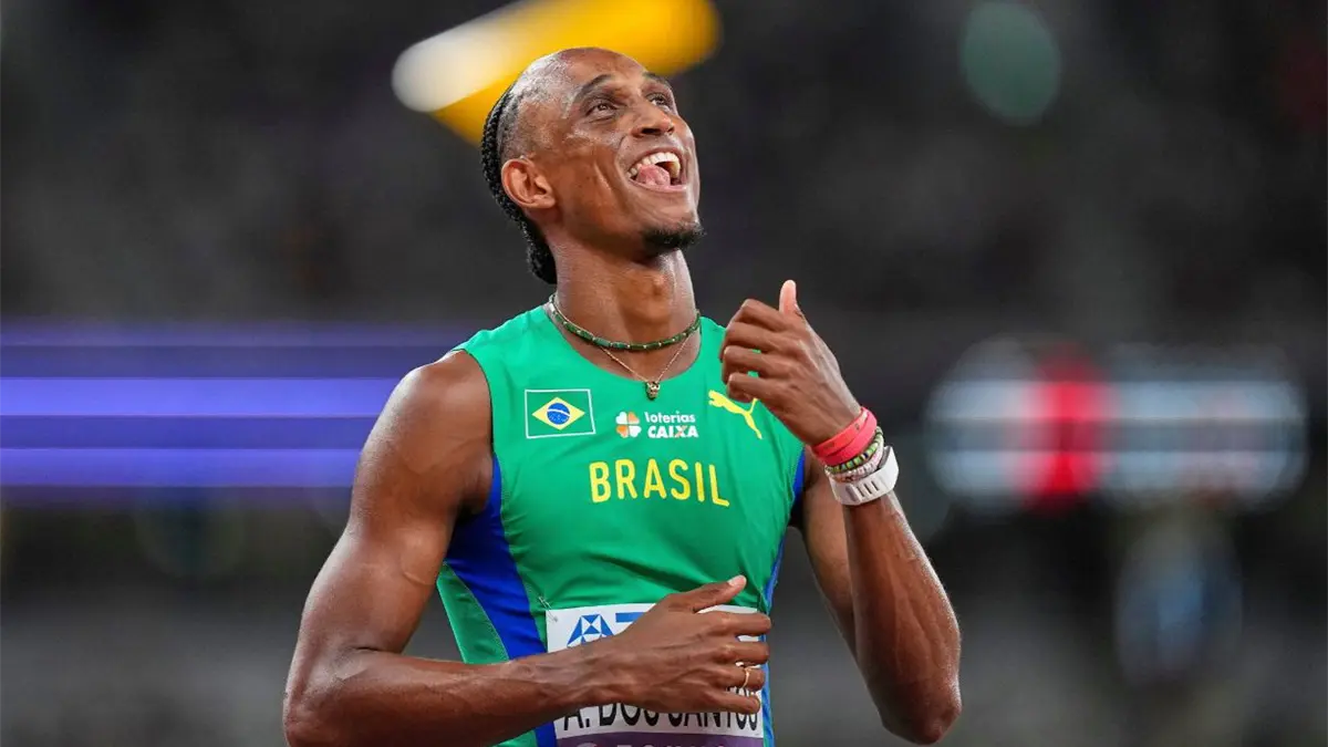 Alison dos Santos, subcampeón del mundo de 400 vallas