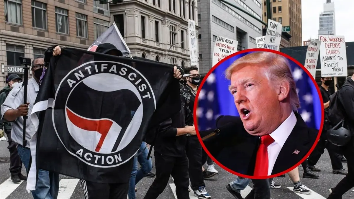 Donald Trump en contra del movimiento Antifa.