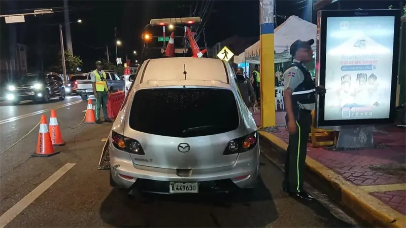 Digesett realiza operativo de alcoholimetría en la avenida Venezuela