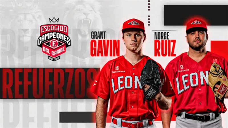 Grant Gavin y Norge Ruiz volverán a reforzar a los Leones del Escogido