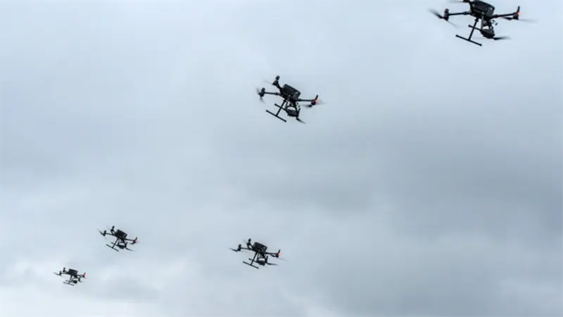 Ucrania asegura destruir punto ruso de distribución de drones y munición