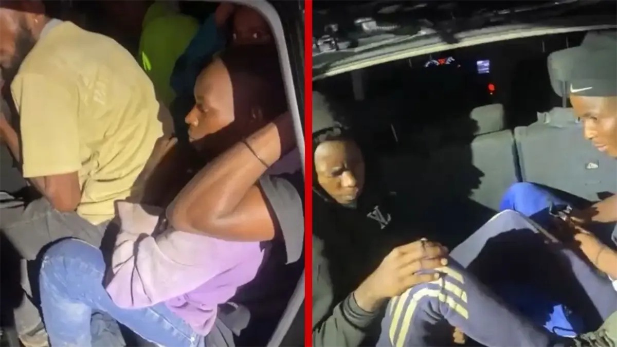 Haitianos encontrados en un vehículo en Azua.