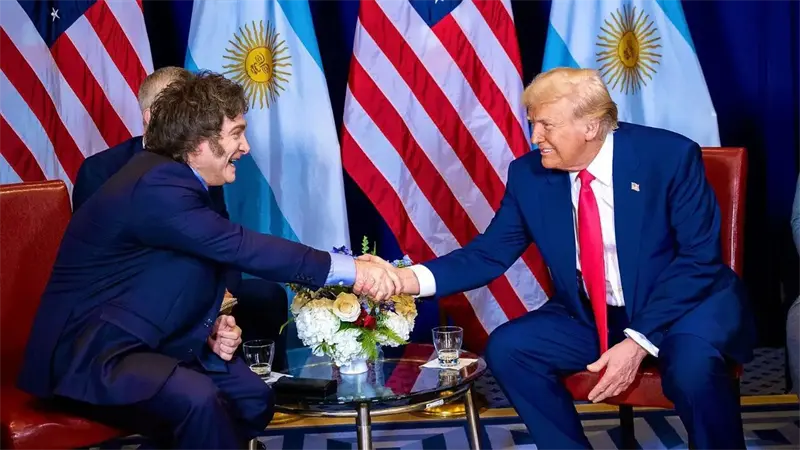 Trump expresa su respaldo a la reelección de Javier Milei en 2027
