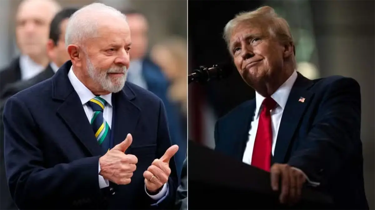 Luiz Inácio Lula da Silva y Donald Trump.