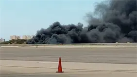 Avioneta se estrella en la pista del aeropuerto Maiquetía en La Guaira