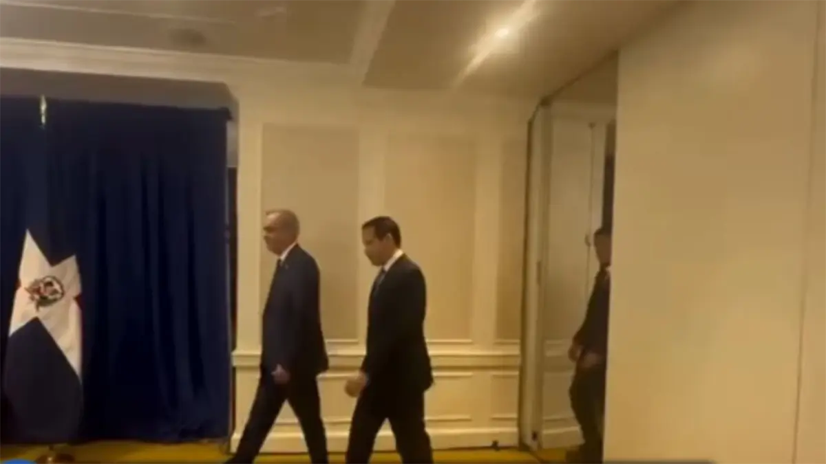 Presidente Abinader se reúne con el secretario de Estado de EE. UU., Marco Rubio, en Nueva York