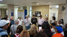 Roberto Ángel Salcedo supervisa montaje de la FILSD 2025