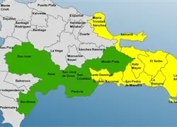 COE coloca 16 provincias en alerta por efectos de onda tropical y vaguada