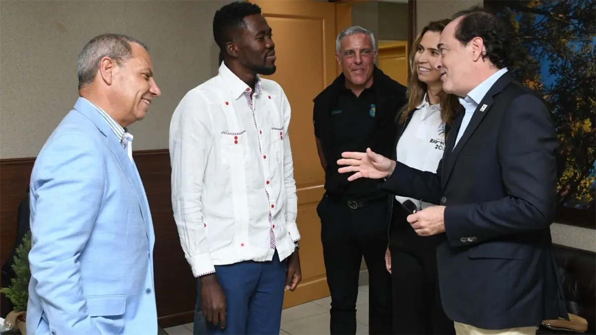 La delegación brasileña, encabezada por Marco La Porta, se reunió con Garibaldy Bautista en el COD para presentar su candidatura a los Juegos Panamericanos 2031.