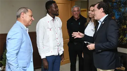 Comit&eacute; Ol&iacute;mpico Dominicano recibe a comisi&oacute;n brasile&ntilde;a interesada en sede de Panamericanos 2031