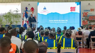 Sistema 911 inicia operaciones en Pedernales;  ya cubre el 93 % de la población dominicana