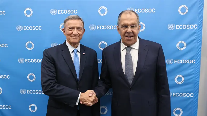 Roberto Álvarez se reúne con canciller ruso en la ONU