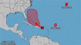 Se forma tormenta tropical Humberto; lluvias continuarán por paso de onda tropical