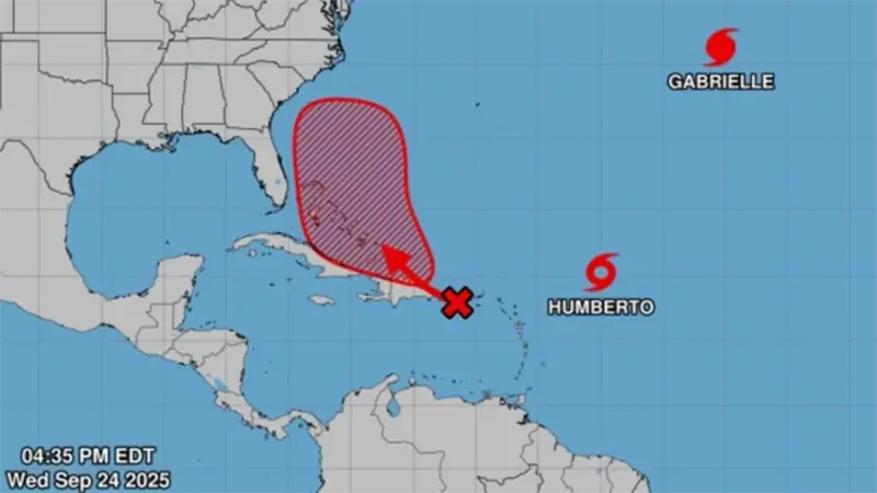 Se forma tormenta tropical Humberto; lluvias continuarán por paso de onda tropical