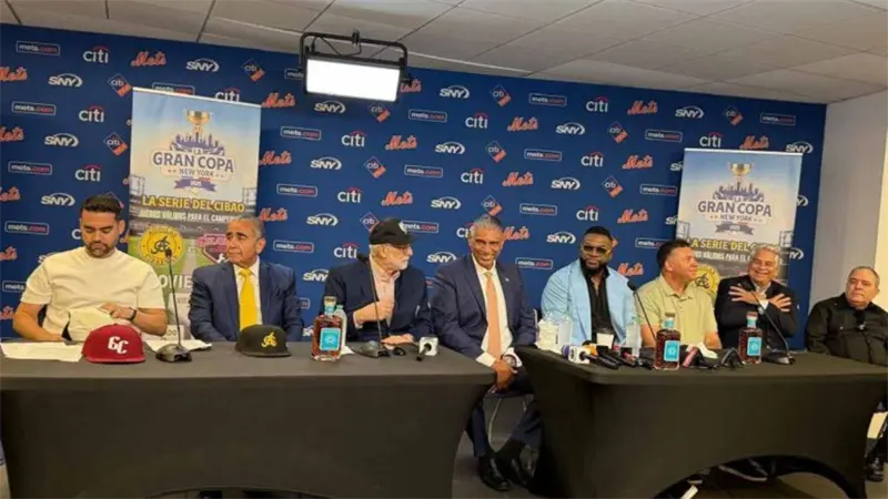 Félix Cabrera y David Ortiz presentan "La Serie del Cibao" en Citi Field: béisbol oficial, orgullo dominicano y tres días de música