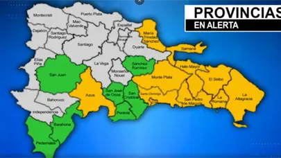 Gran parte del pa&iacute;s bajo alerta amarilla y verde tras torrenciales aguaceros causados por una onda tropical