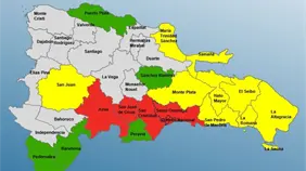 COE coloca al Gran Santo Domingo y al Distrito Nacional en alerta roja por fuertes lluvias, inundaciones y tormentas eléctricas