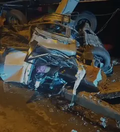 Tres muertos y cinco heridos en accidente de tránsito en Santiago