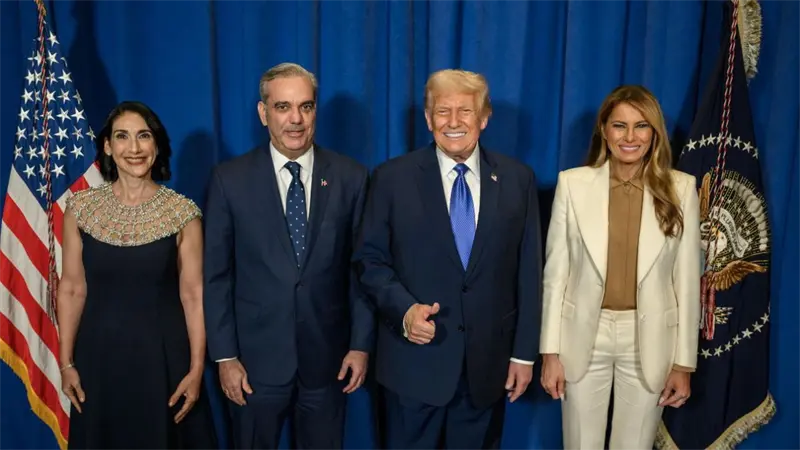 Abinader comparte con Donald Trump y lo invita a la Cumbre de las Américas en RD